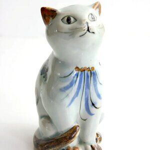 Tonala Cat Figurine Ken Edwards Style El Palomar Mexican Folk Art